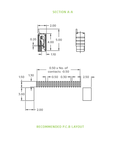 mpcbc-ffc-mf-series-0-50mm-pitch-ffc-fpc-2-0mm-high-zif-connector-recommended-layout-upper-contact-r-smd