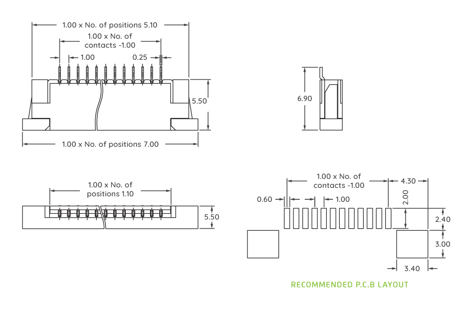 mpcbc-ffc-mf-series-1-00mm-pitch-ffc-fpc-2-5mm-high-zif-connector-do-bottom-contact-r-smd