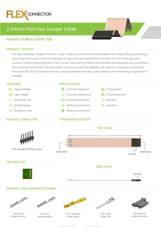 Female to Male Solder Tab thumbnail